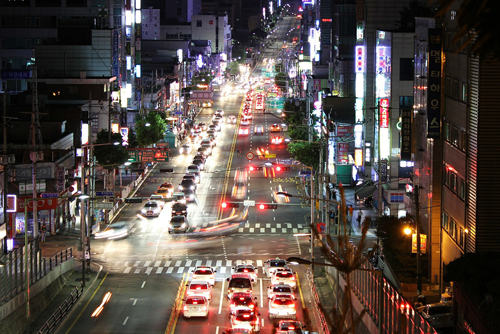 서울 밤 거리, 기사와 관계없음