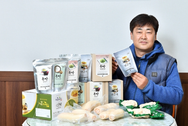 6월의 '농촌융복합산업인'으로 선정된 농업회사법인 돈박(주) 김종수 대표(농림축산식품부 제공)