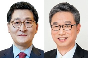 허인(왼쪽)국민은행장-위성호 신한은행장