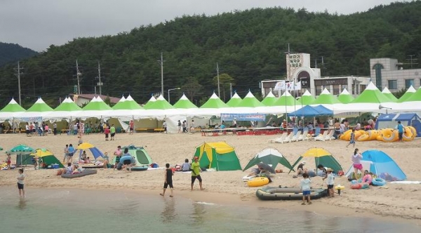 2016년 장애인 해변캠프 모습(서울시 제공)