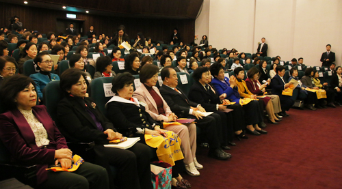 한국여성단체협의회는 3.8세계여성의날을 기념해 국회도서관 대강당에서 여성의날 행사를 개최했다. (사진= 김아름내)