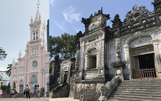 기사와 관계없음, 베트남 다낭 성당과 후에 (사진= 김아름내)