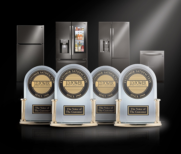 LG전자 주방가전제품 4개가 J.D. Power Award에서 소비자 만족도 1위에 선정됐다 (사진= LG전자 제공)