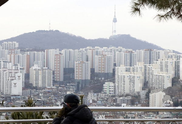 서울 성동구 응봉산에서 바라본 도심 아파트 단지/ 기사와 관계없음 (사진= 뉴시스)