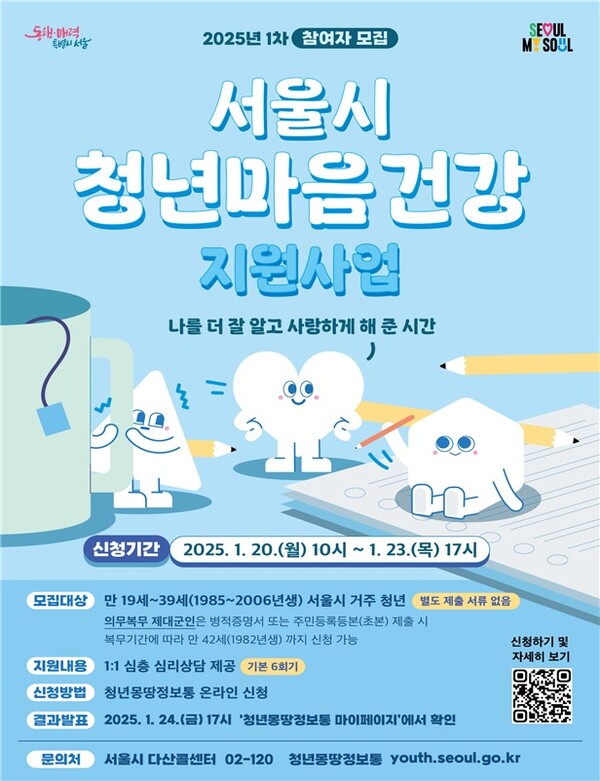 청년 마음건강 지원 사업(제공=서울시)